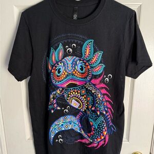 Colorful Axolotl Graphic T-Shirt